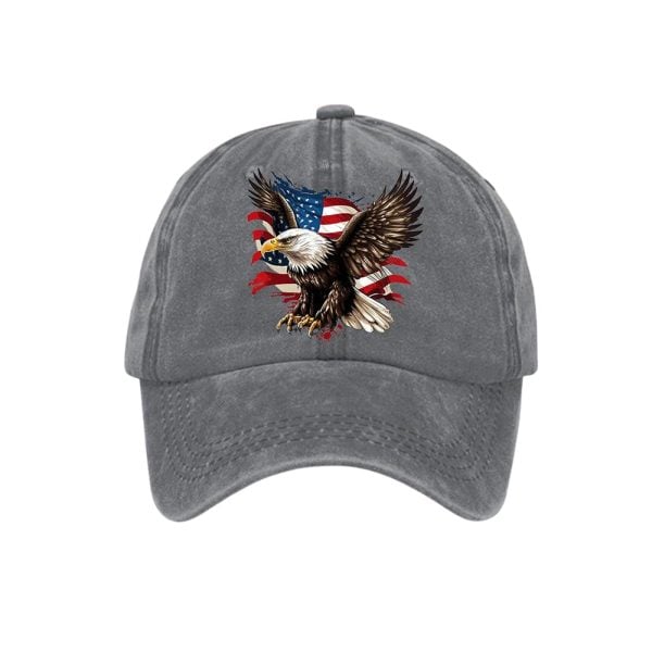 American Flag Eagle Print Unisex Hat