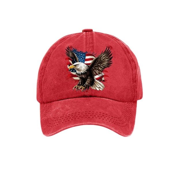 American Flag Eagle Print Unisex Hat
