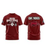 Arkansas Baseball OMAHOGS 2025 College World Series Shirt