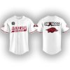 Arkansas Razorbacks College World Series Omahogs Baseball Jersey 2025