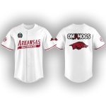 Arkansas Razorbacks College World Series Omahogs Baseball Jersey 2025