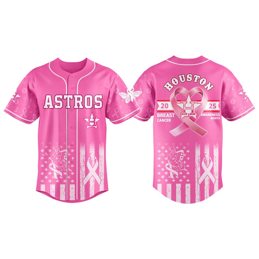 Astros Special Breast Cancer Awareness Month 2025 Jersey Astros Special Breast Cancer Awareness Month 2025 Jersey