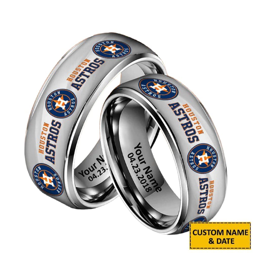 Astros Special Rings Custom Any Name And Date Astros Special Rings Custom Any Name And Date