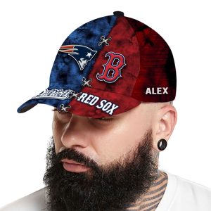 Patriots x Red Sox Customized Classic Cap1
