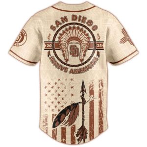 Padres Native American Heritage Month Baseball Jersey 20252