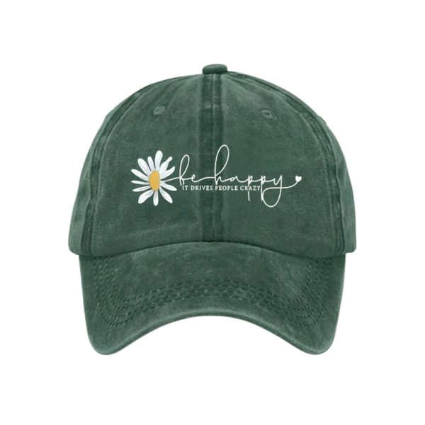 Be Happy It Drives People Crazy Mental Health Baseball Cap