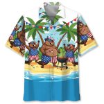 Beaver Proud Of America Hawaiian Shirt