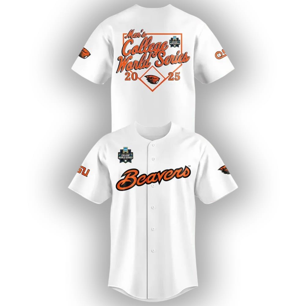 Beavers Baseball Mens College World Series Jersey 2025 Beavers Baseball Mens College World Series Jersey 2025