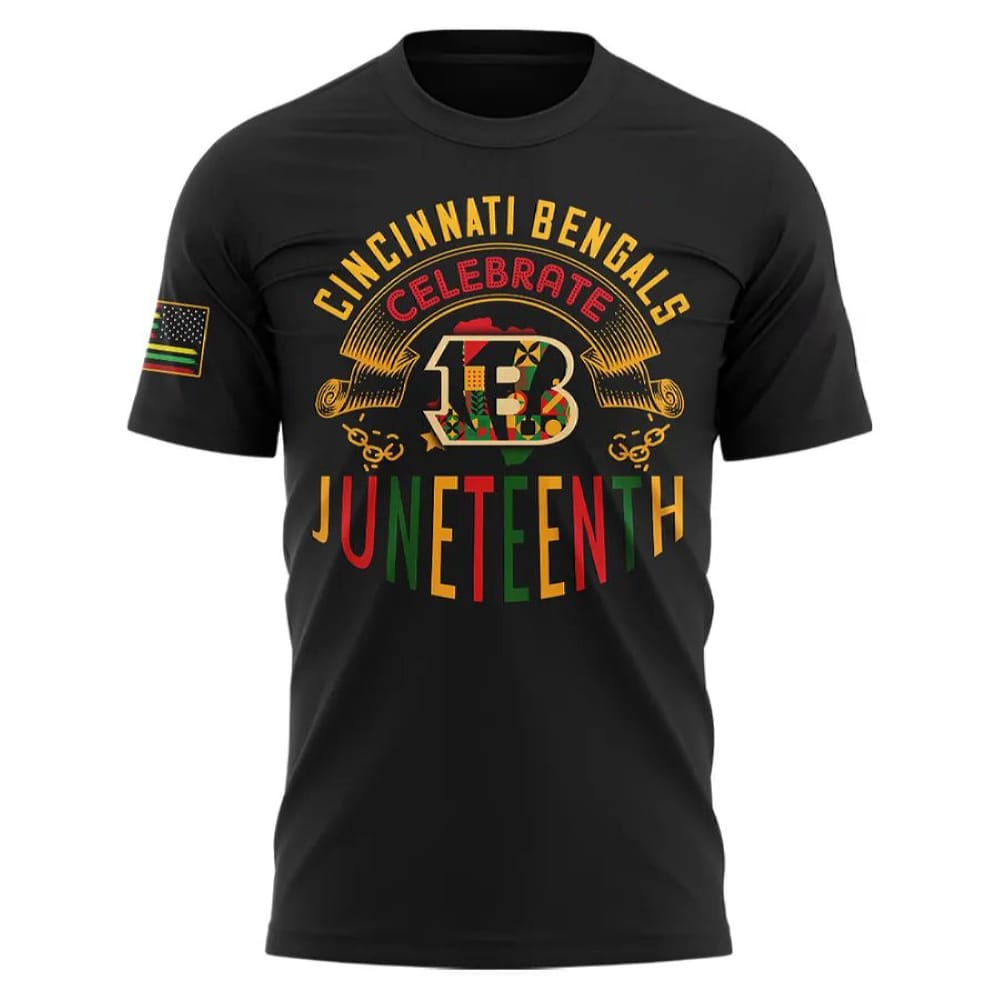 Bengals Celebrate Juneteenth 2025 Shirt Bengals Celebrate Juneteenth 2025 Shirt