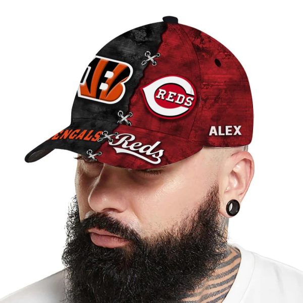 Bengals x Reds Customized Classic Cap