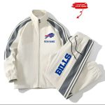 Bills Football Unisex Style Versatile Sports Set Jacket And Pants