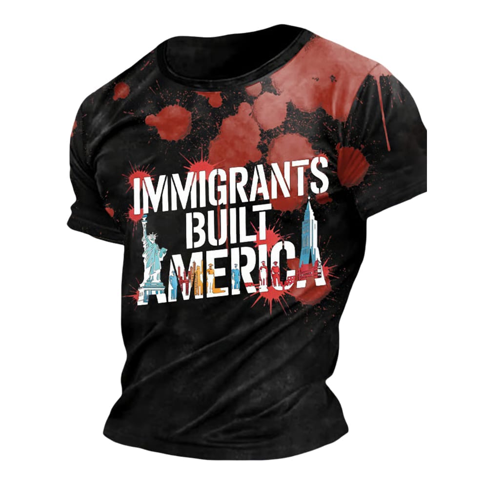 Bloody Immigrants Built America Shirt Bloody Immigrants Built America Shirt