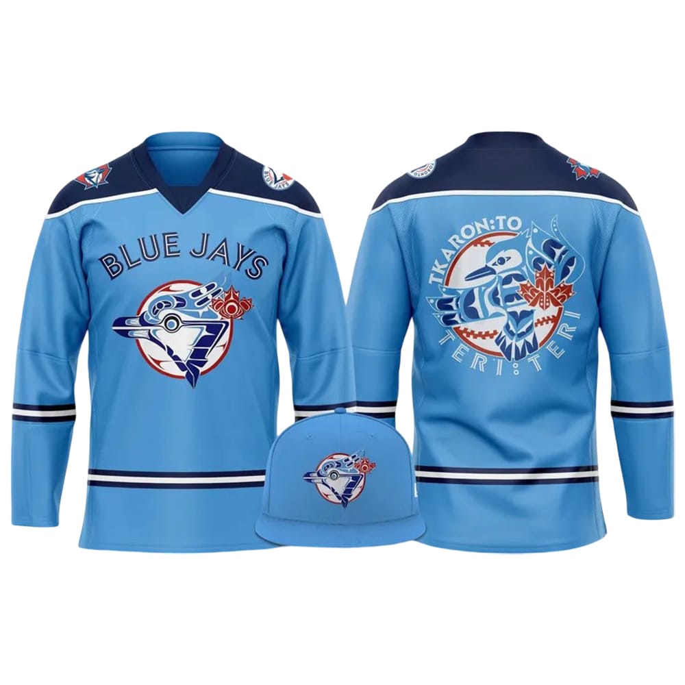 Blue Jays Indigenous Peoples Day Hockey Jersey 2025 Blue Jays Indigenous Peoples Day Hockey Jersey 2025
