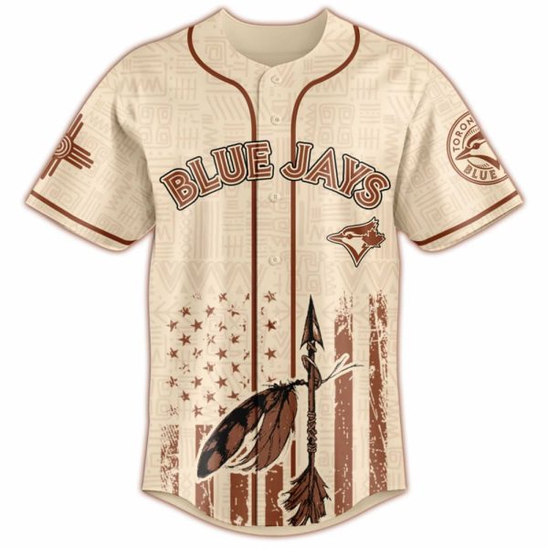 Blue Jays Native American Heritage Month Baseball Jersey 2025