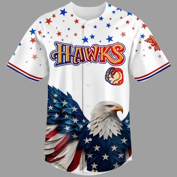 Boise Hawks 4th of July USA Baseball Jersey
