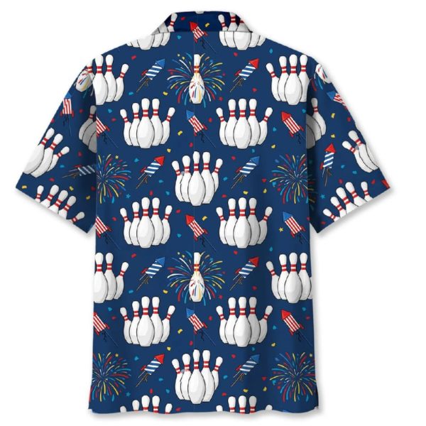 Bowling Celebration 4th Of July Hawaiian Shirt