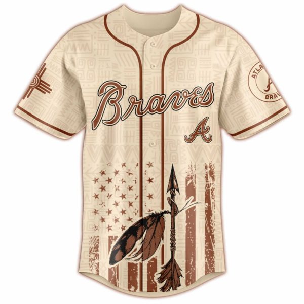 Braves Native American Heritage Month Baseball Jersey 2025