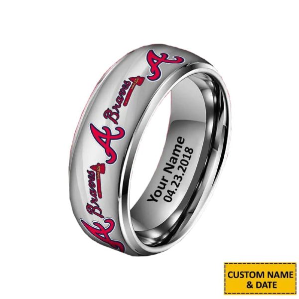 Braves Special Rings Custom Any Name And Date