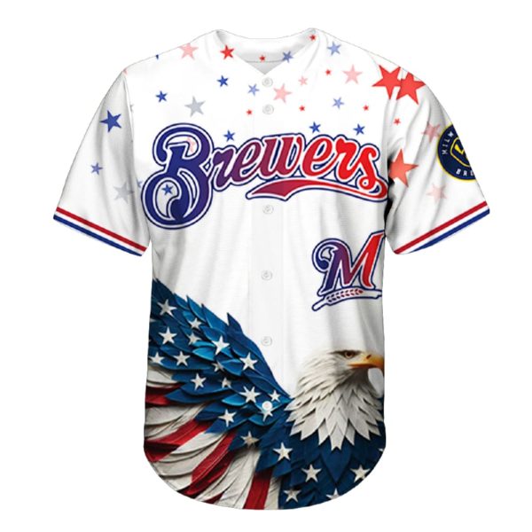 Brewers Independence Day Baseball Jersey 2025