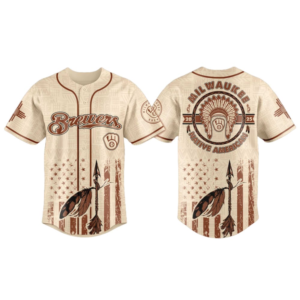 Brewers Native American Heritage Month Baseball Jersey 2025 Brewers Native American Heritage Month Baseball Jersey 2025