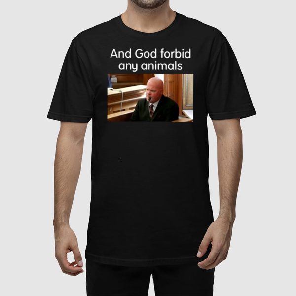 Brian Loughran And God Forbid Any Animals Shirt