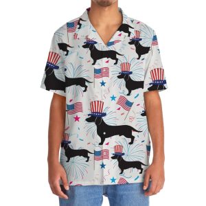 Dachshund USA Proud Hawaiian Shirt2