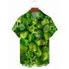 Chili Print Men’s Pocket Short Sleeve Shirts