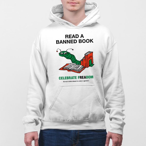 Christian Koss Wearing Read A Banned Book Celebrate Freadom Shirt