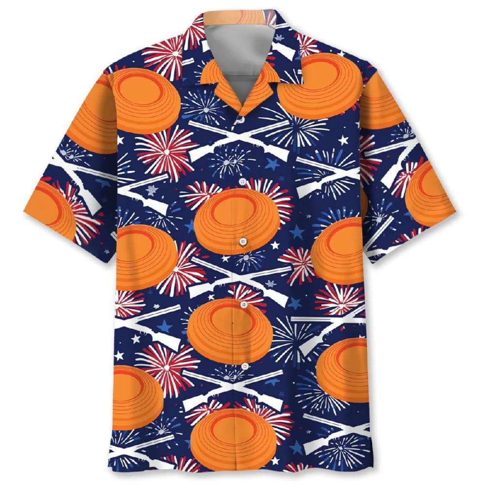 Clay Shooting Fireworks Hawaiian Shirt Clay Shooting Fireworks Hawaiian Shirt