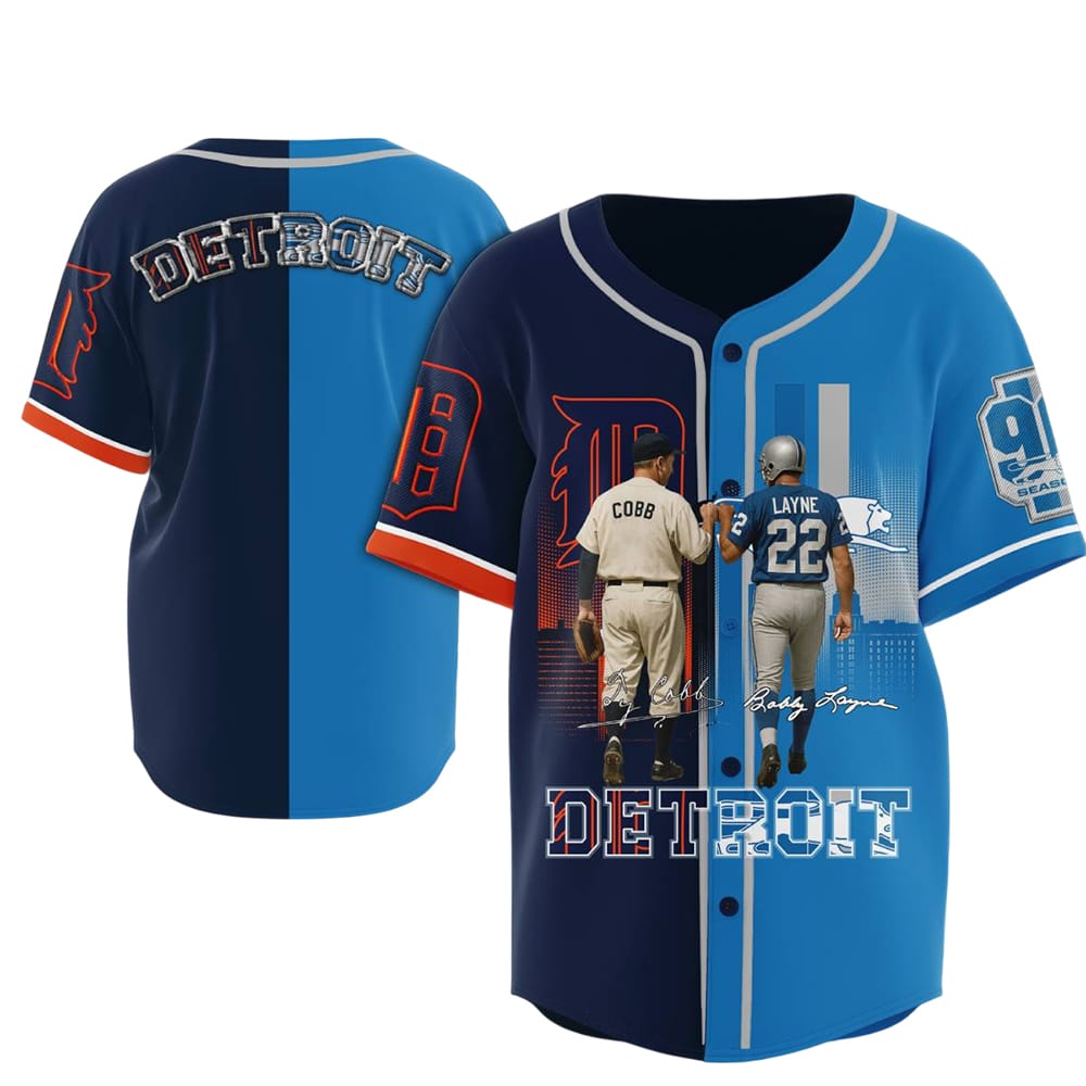Cobb Tigers Layne Lions Baseball Jersey Cobb Tigers Layne Lions Baseball Jersey