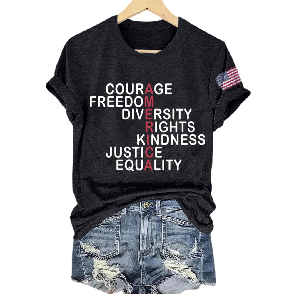Courage Freedom Diversity Rights Kindness Justice Equality Shirt Courage Freedom Diversity Rights Kindness Justice Equality Shirt