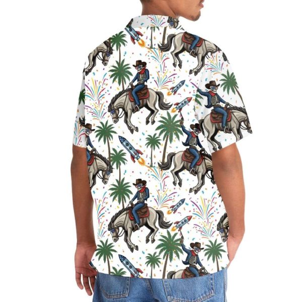 Cowboy Proud Of America Hawaiian Shirt