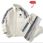 Cowboys Football Unisex Style Versatile Sports Set Jacket And Pants