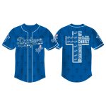 Cross Dodgers I Can Do All Things Through Christ 3D Baseball Jersey