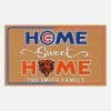 Cubs Bears Home Sweet Home Customized Doormat