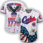 Cubs X Independence Day 3D Baseball Jersey