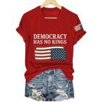 Democracy Has No Kings Trump America Shirt