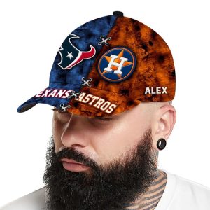 Texans x Astros Customized Classic Cap1