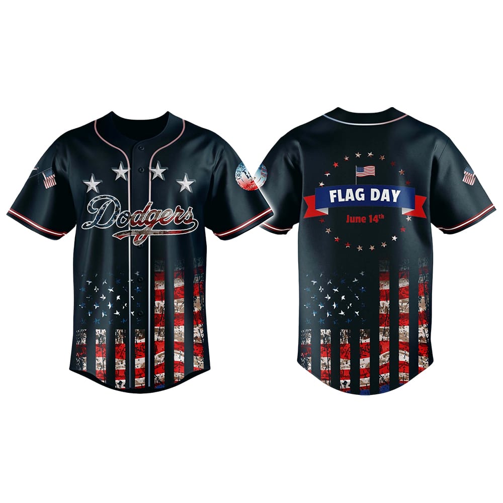 Dodgers 2025 Flag Day Jersey Dodgers 2025 Flag Day Jersey