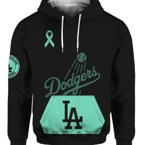 Dodgers 2025 PTSD Awareness Day Hoodie 2