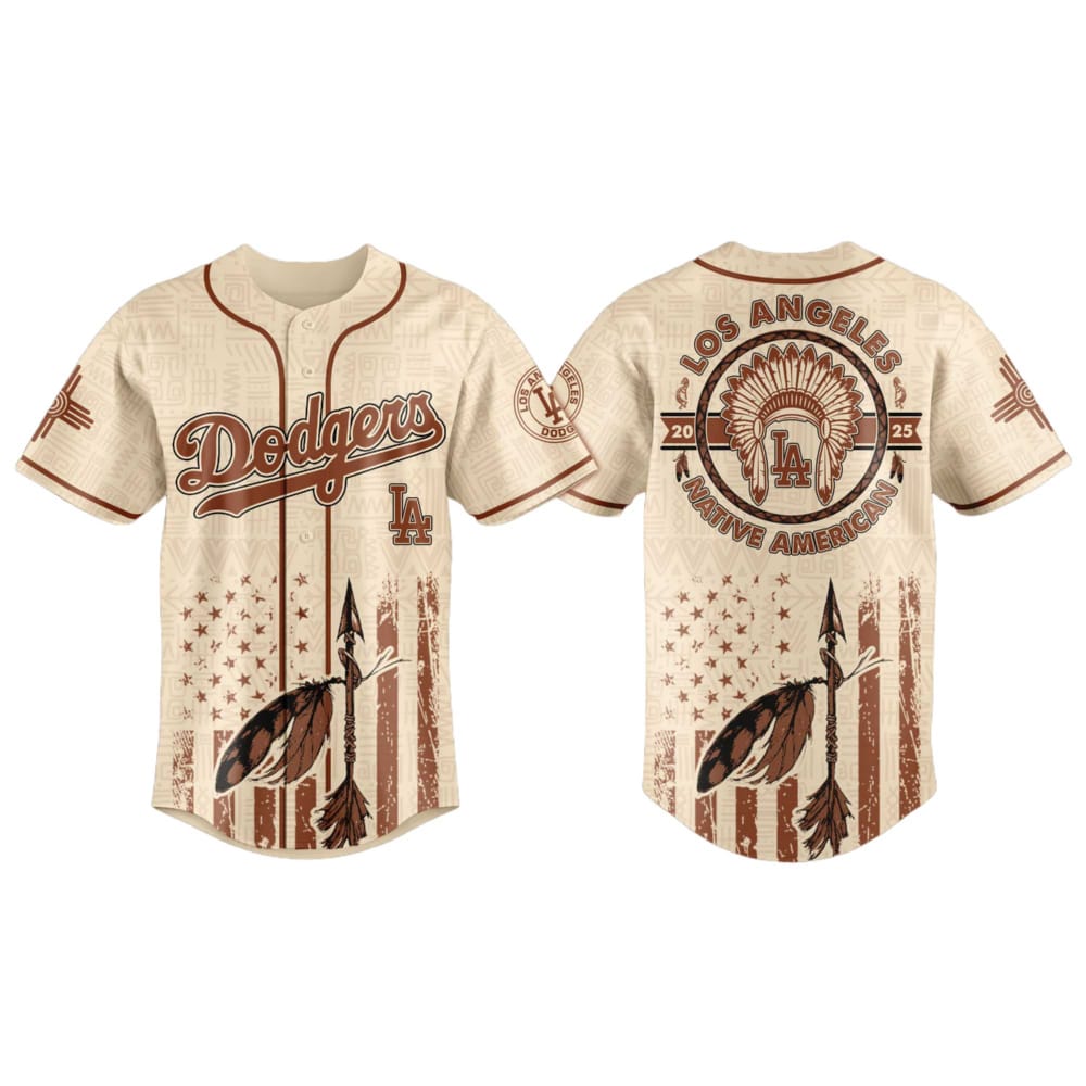 Dodgers Native American Heritage Month Baseball Jersey 2025 Dodgers Native American Heritage Month Baseball Jersey 2025