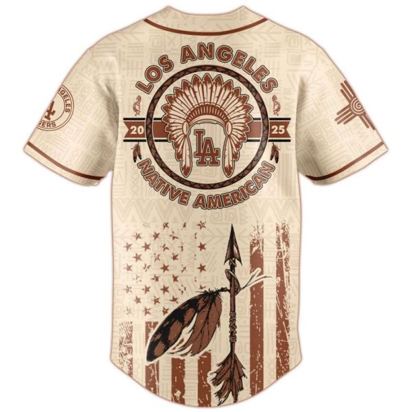 Dodgers Native American Heritage Month Baseball Jersey 2025