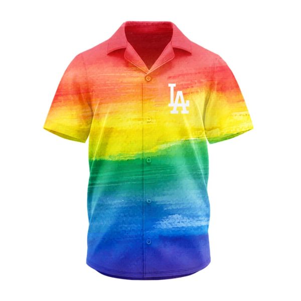 Dodgers Pride Month Hawaiian Shirt 2025