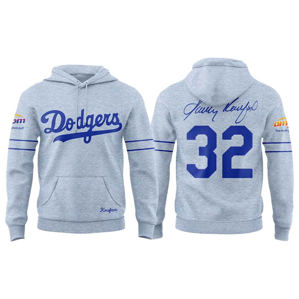 Dodgers Sandy Koufax Brooklyn Signature Hoodie 2025 Dodgers Sandy Koufax Brooklyn Signature Hoodie 2025