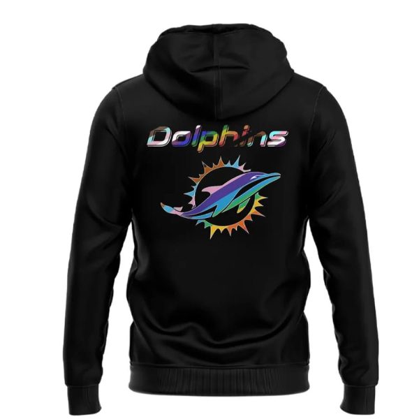 Dolphins 2025 Pride Month Hoodie