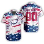 Eagles Independence Day 4th Of July Hawaiian Shirt