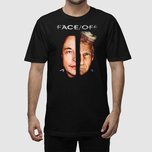 Elon Vs Trump Face Off Shirt