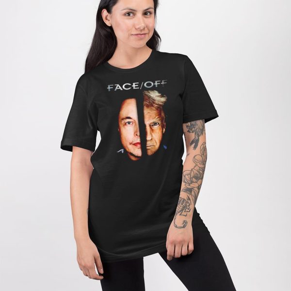 Elon Vs Trump Face Off Shirt