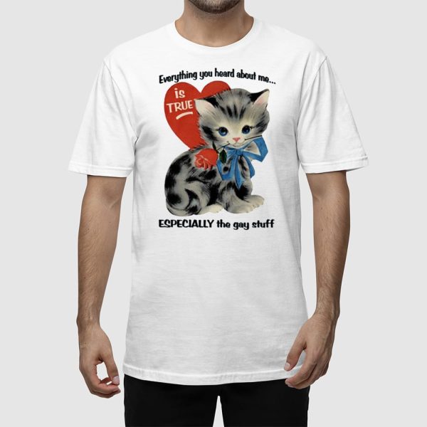 Everything You Heard About Me Is True Especially The Gay Stuff Shirt