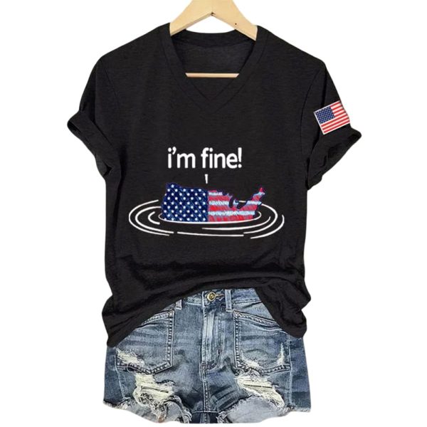 FDT I’m Fine 4th of July Shirt